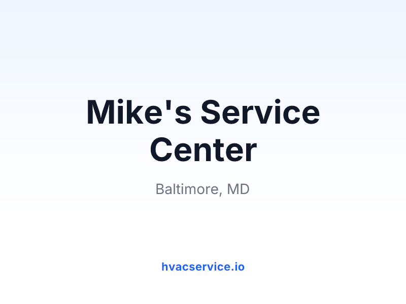 Mike's Service Center