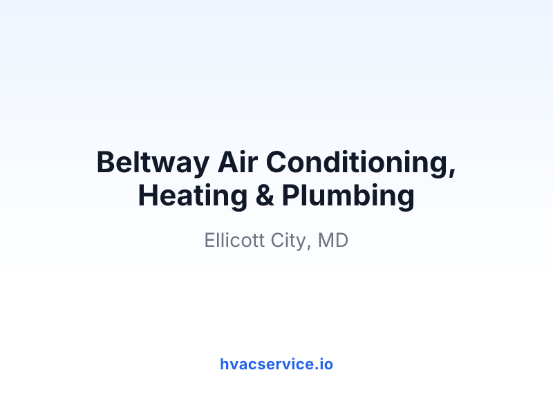 Beltway Air Conditioning, Heating & Plumbing