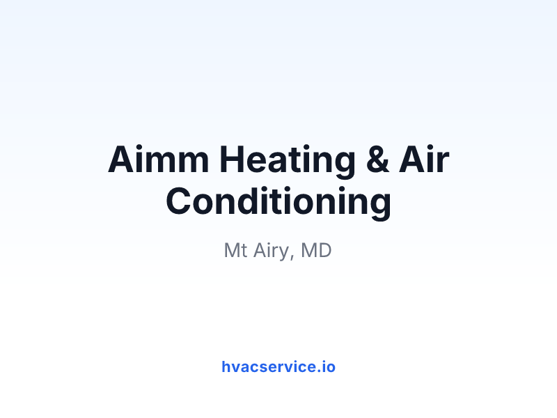 Aimm Heating & Air Conditioning