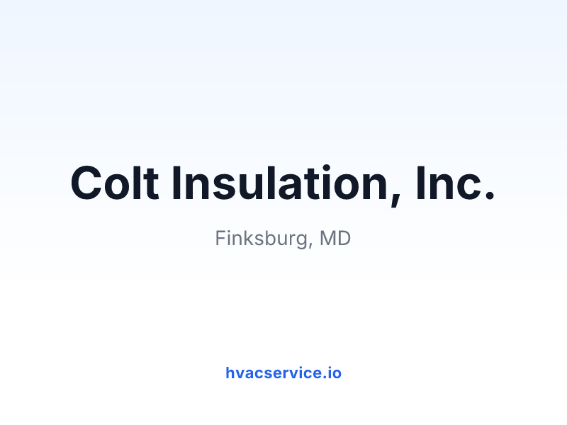 Colt Insulation, Inc.