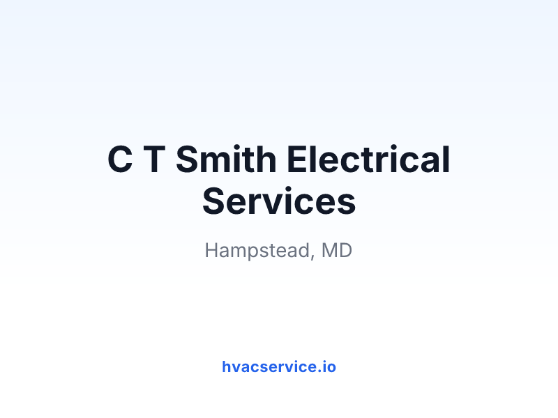 C T Smith Electrical Services