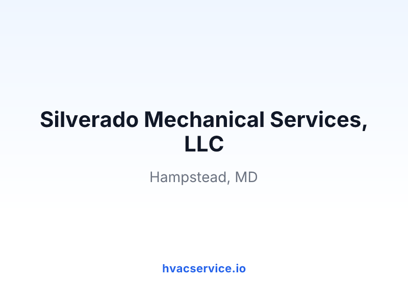 Silverado Mechanical Services, LLC