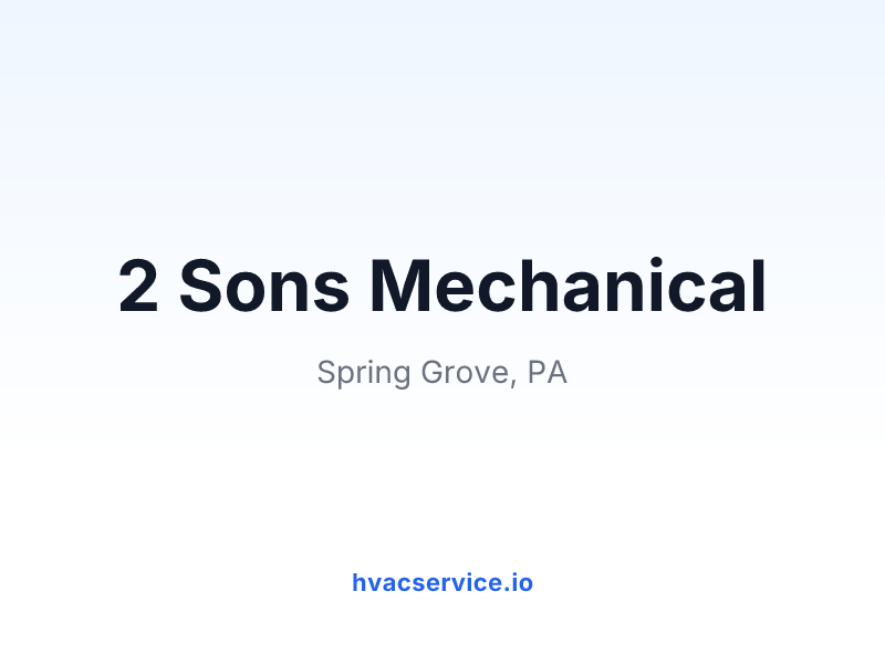 2 Sons Mechanical
