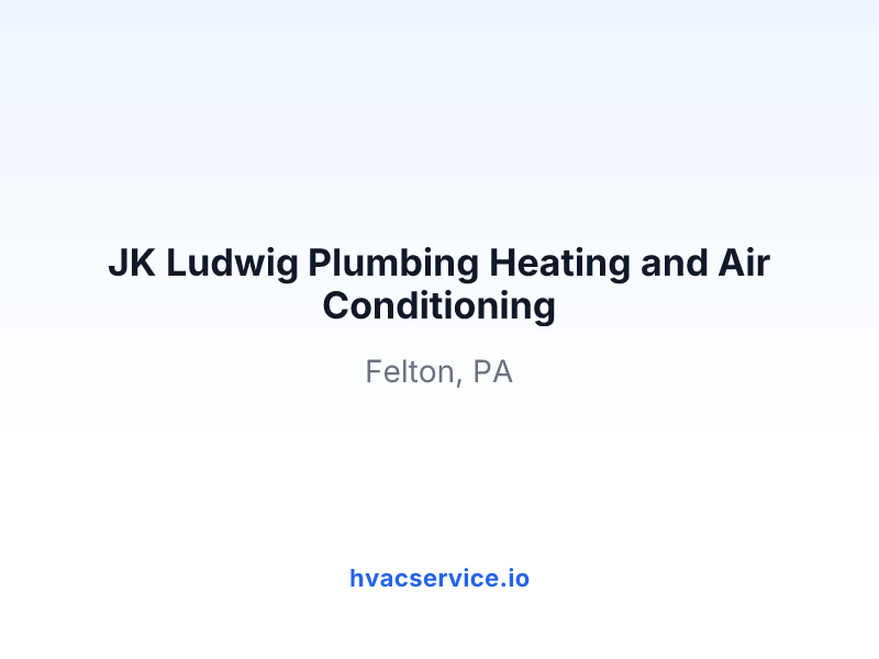 JK Ludwig Plumbing Heating and Air Conditioning