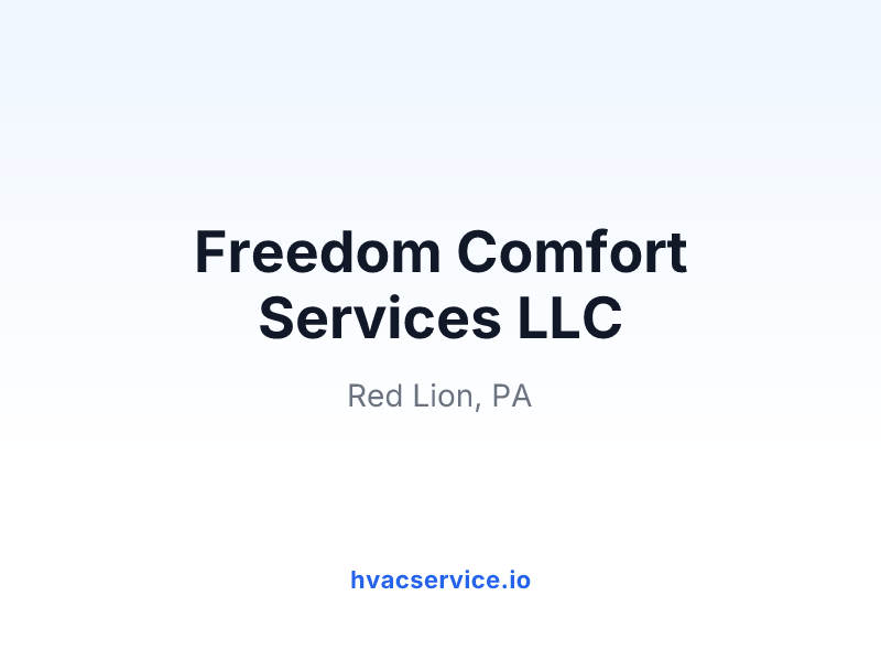 Freedom Comfort Services LLC