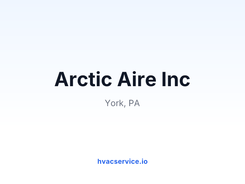 Arctic Aire Inc