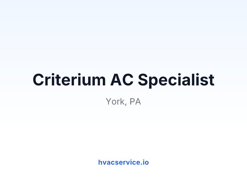 Criterium AC Specialist