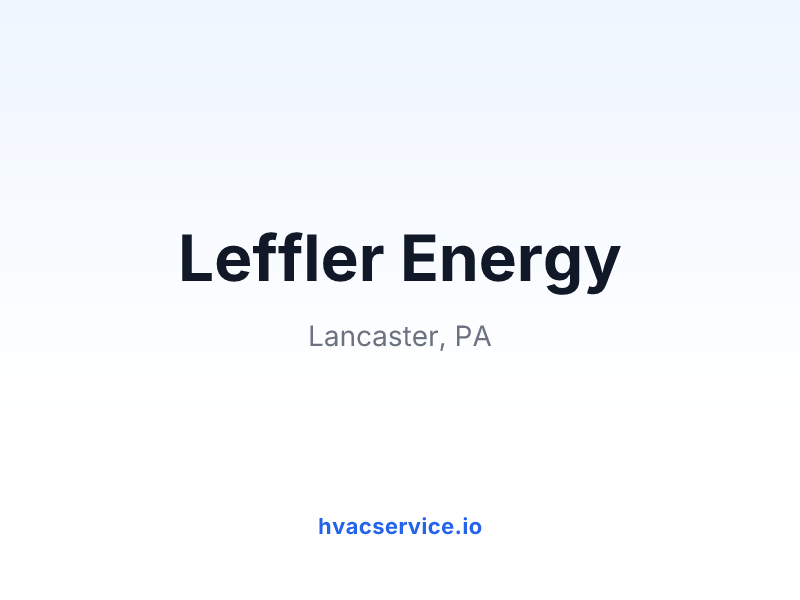 Leffler Energy