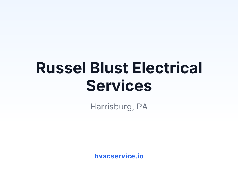 Russel Blust Electrical Services