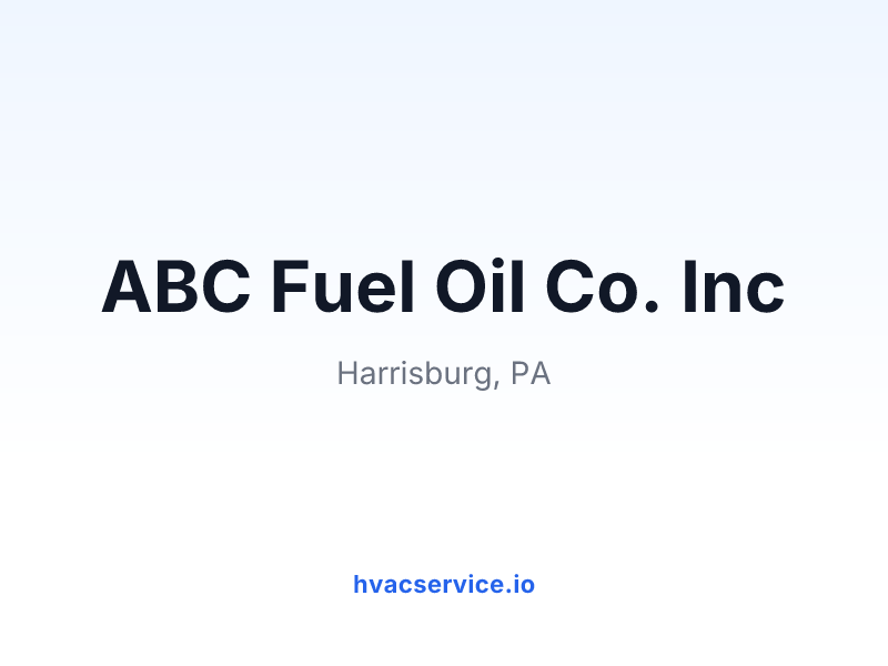 ABC Fuel Oil Co. Inc
