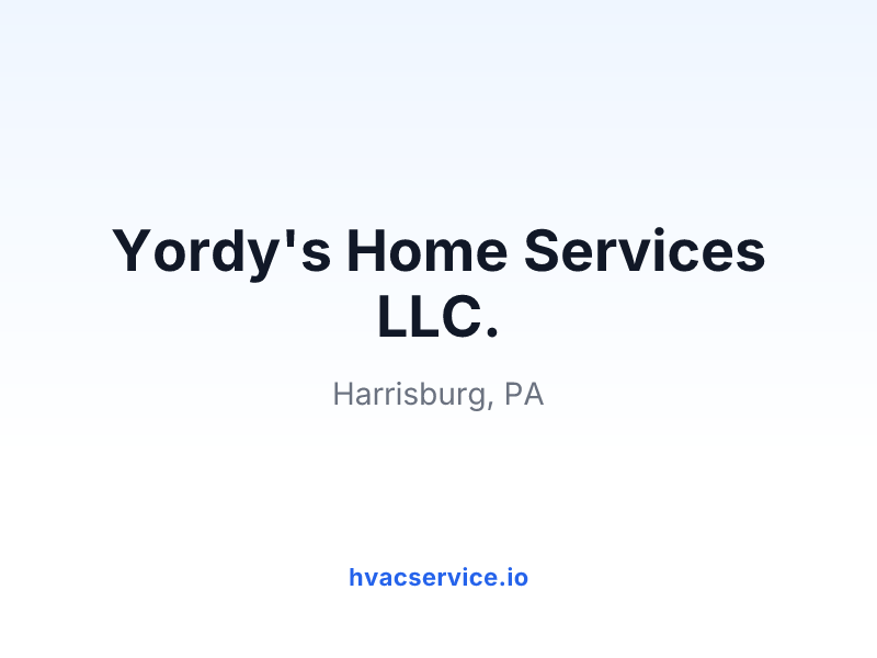 Yordy's Home Services LLC.