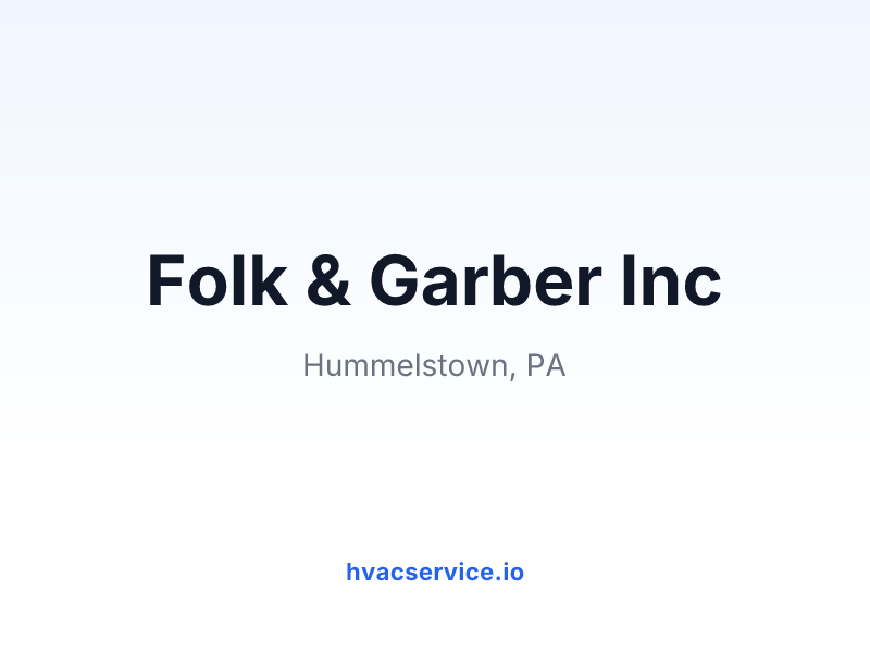 Folk & Garber Inc