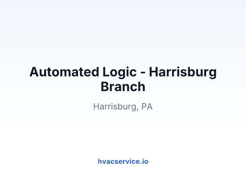 Automated Logic - Harrisburg Branch
