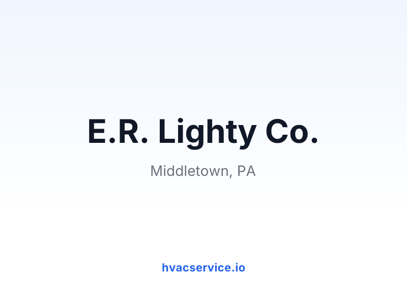 E.R. Lighty Co.