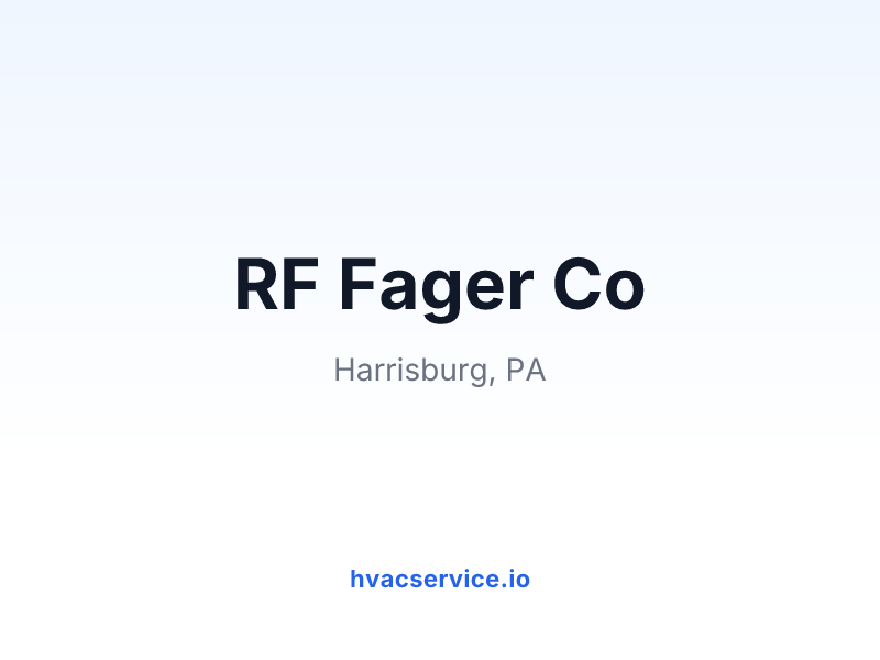 RF Fager Co