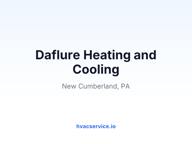 Daflure Heating and Cooling