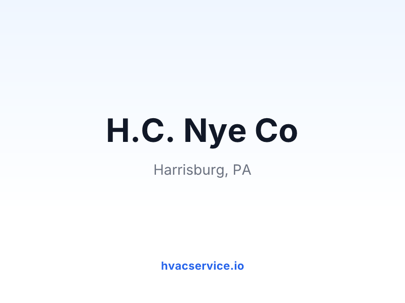 H.C. Nye Co