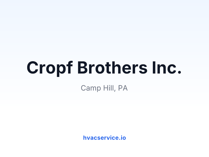 Cropf Brothers Inc.