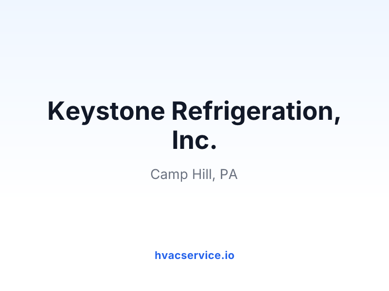 Keystone Refrigeration, Inc.