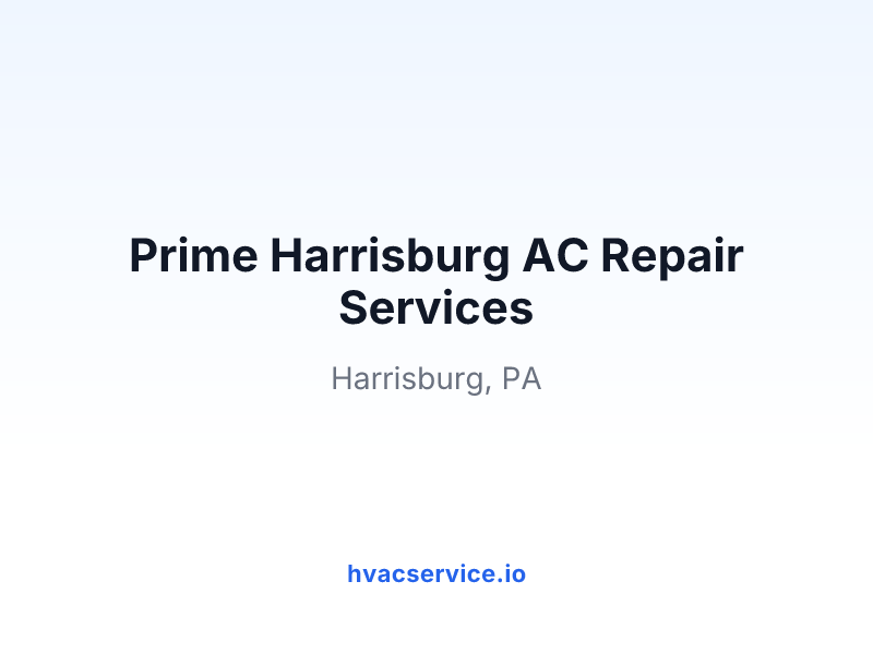 Prime Harrisburg AC Repair Services