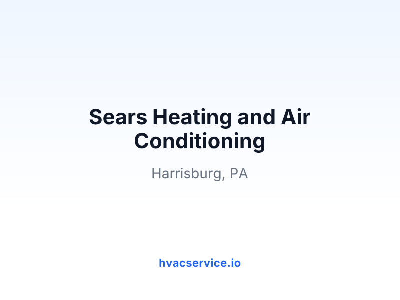 Sears Heating and Air Conditioning