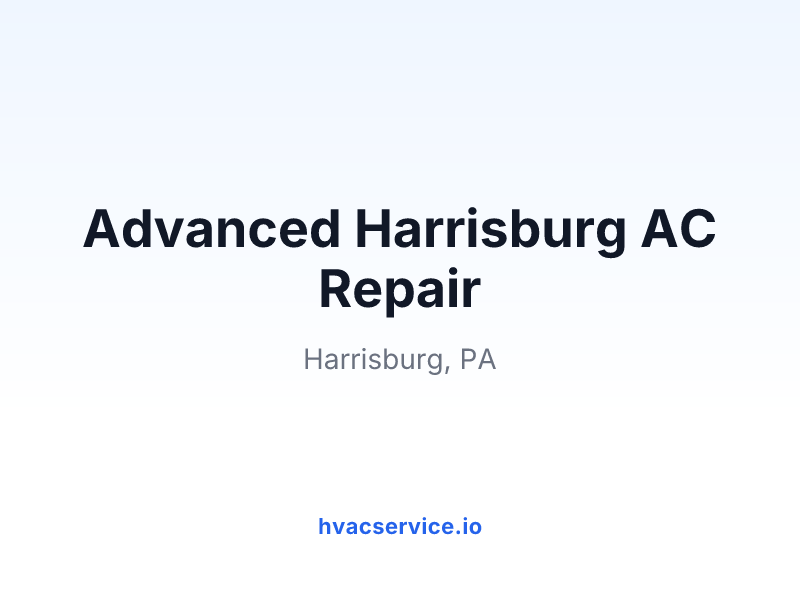 Advanced Harrisburg AC Repair