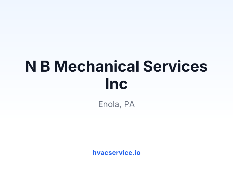 N B Mechanical Services Inc