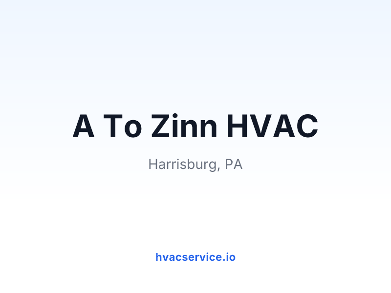A To Zinn HVAC