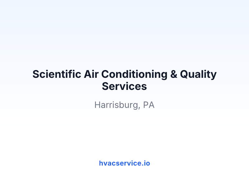 Scientific Air Conditioning & Quality Services