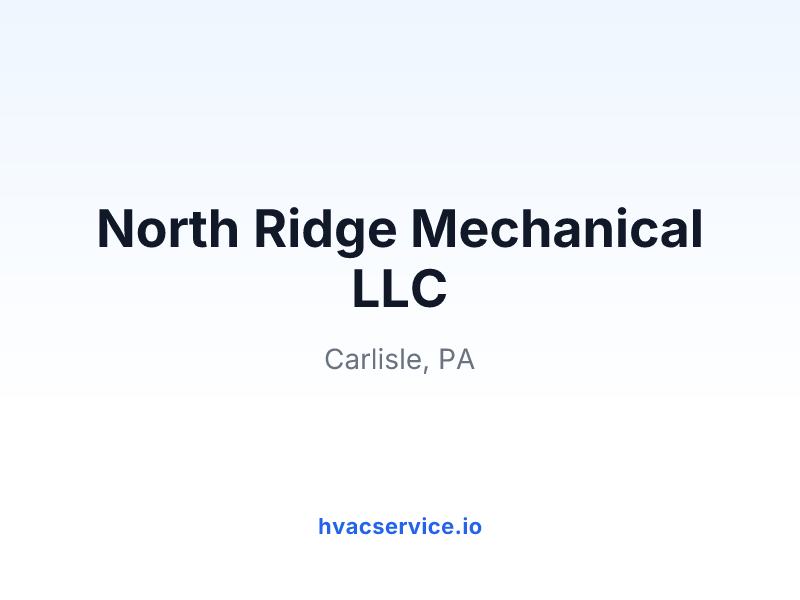 North Ridge Mechanical LLC