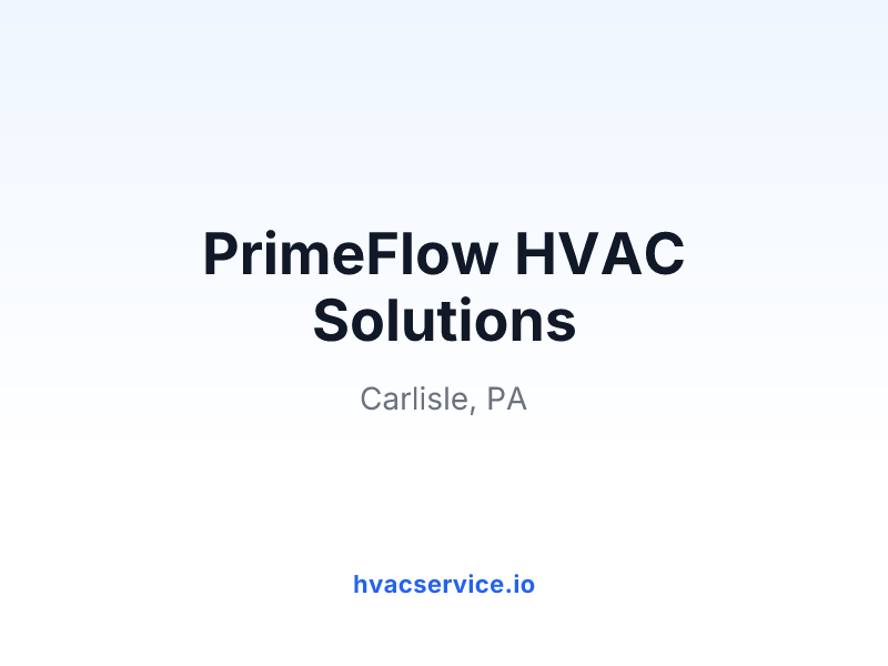 PrimeFlow HVAC Solutions