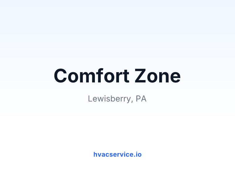 Comfort Zone
