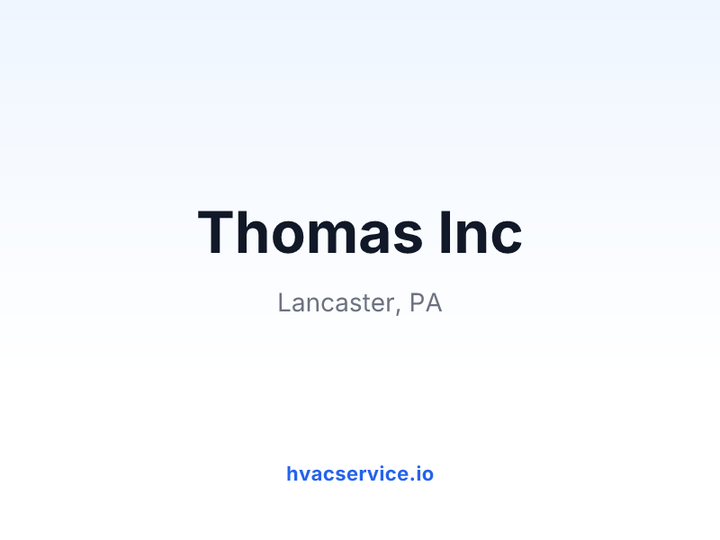 Thomas Inc