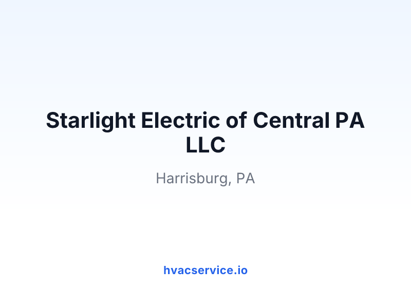 Starlight Electric of Central PA LLC