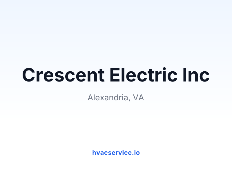 Crescent Electric Inc