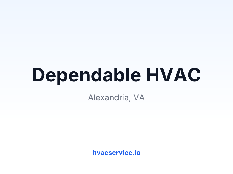 Dependable HVAC