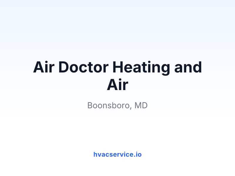Air Doctor Heating and Air