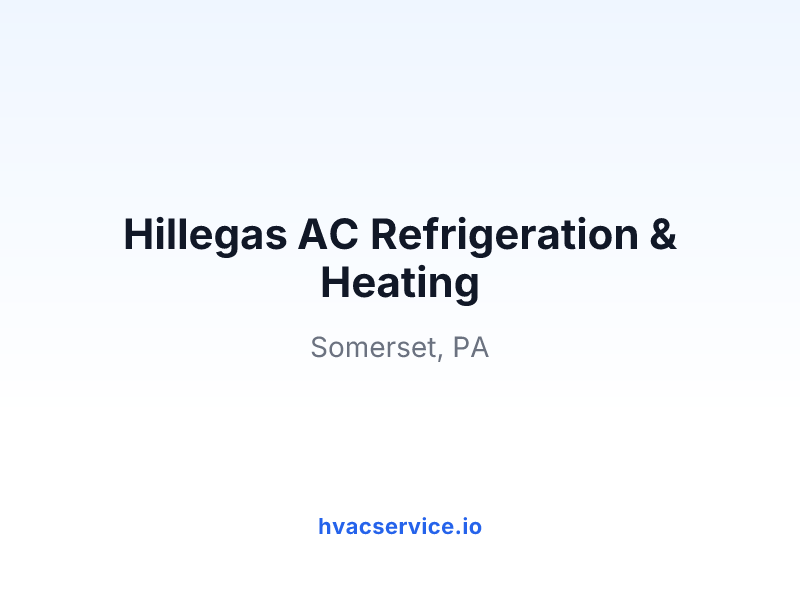 Hillegas AC Refrigeration & Heating
