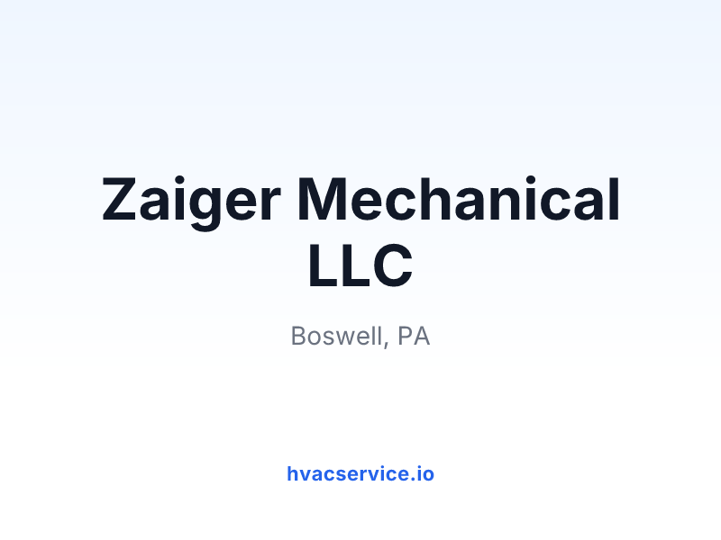 Zaiger Mechanical LLC
