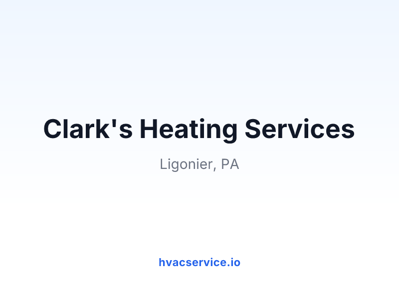 Clark's Heating Services