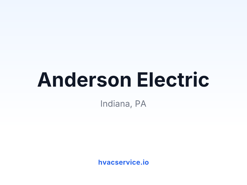 Anderson Electric
