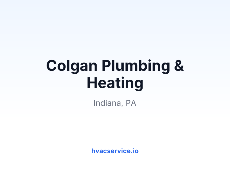 Colgan Plumbing & Heating