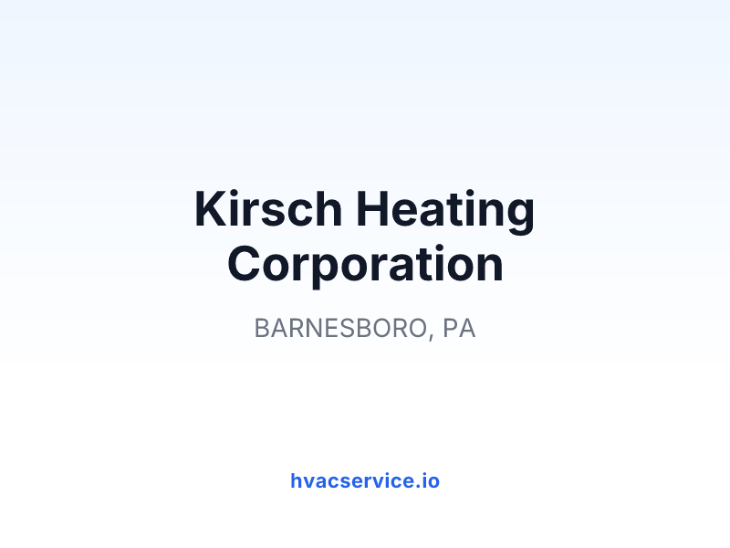 Kirsch Heating Corporation