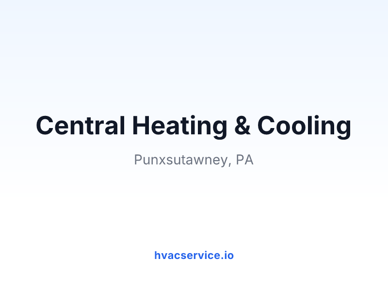 Central Heating & Cooling