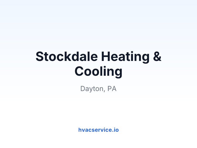 Stockdale Heating & Cooling
