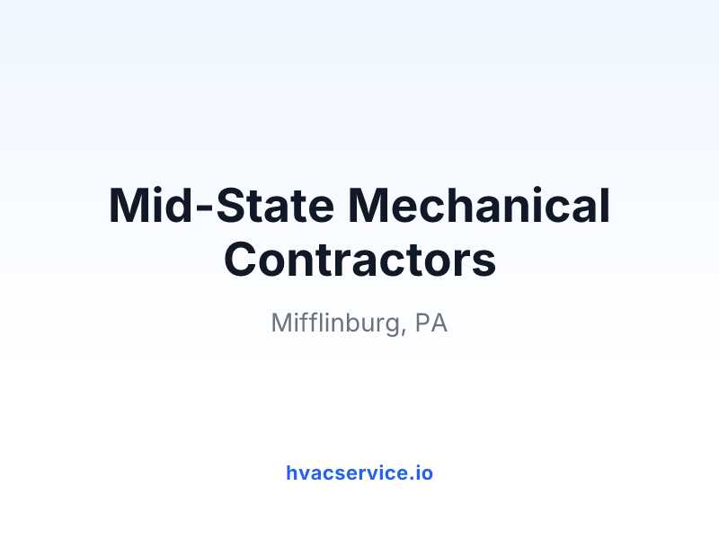 Mid-State Mechanical Contractors