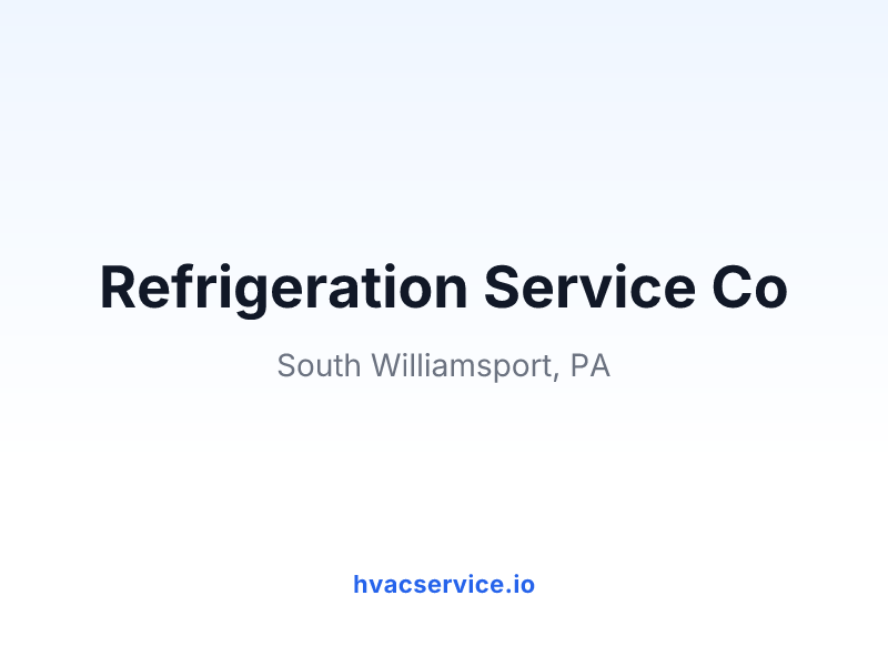 Refrigeration Service Co