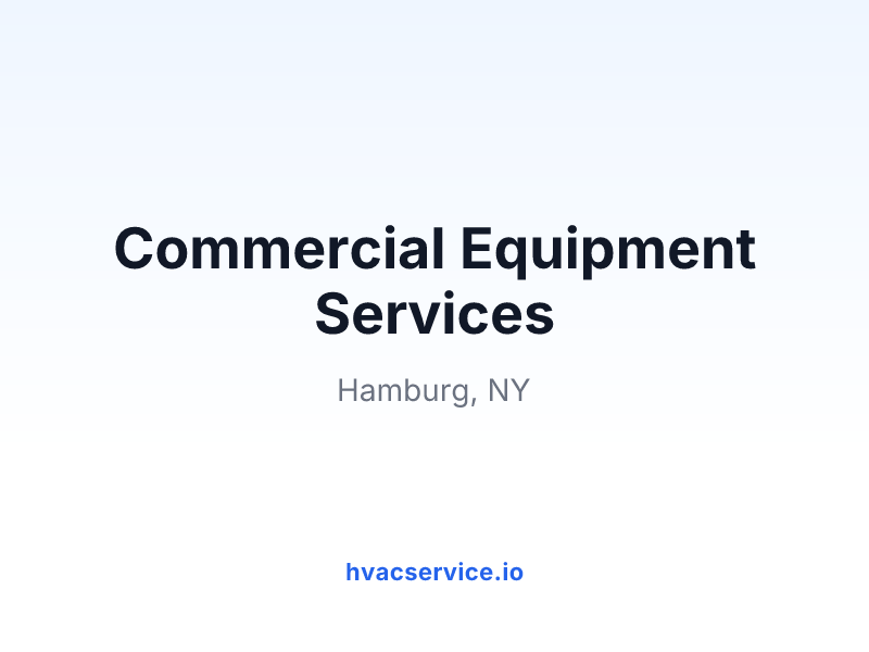 Commercial Equipment Services