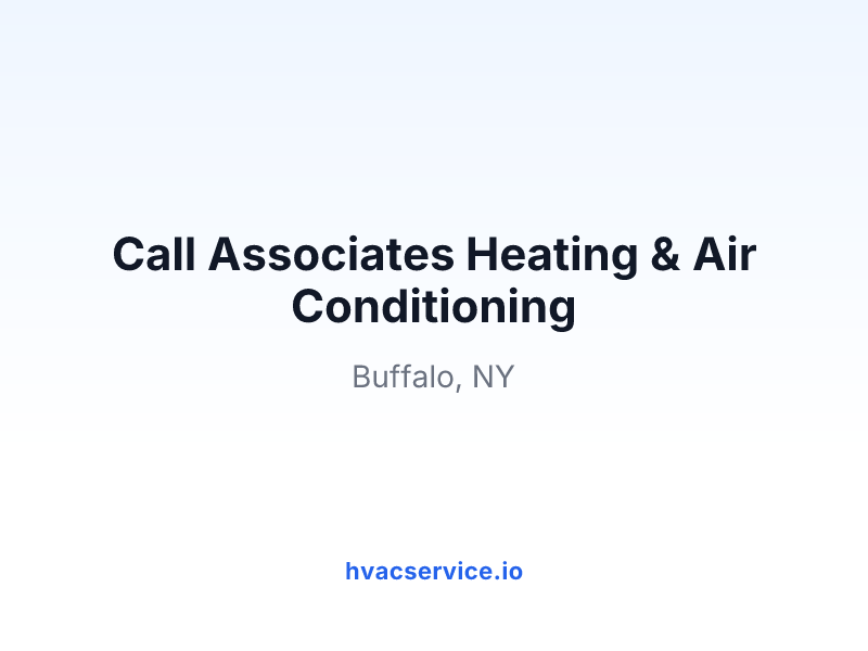 Call Associates Heating & Air Conditioning