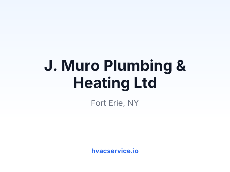 J. Muro Plumbing & Heating Ltd
